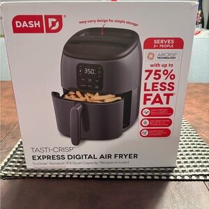 Ash Tasti-Crisp Express Digital Air Fryer - Gray